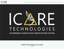 Tablet Screenshot of icaretechnologies.com